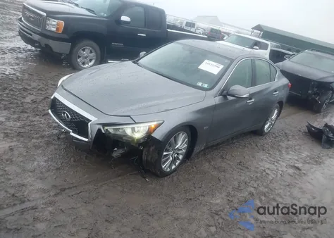 2018 Infiniti Q50 3.0T Luxe из США, поврежденный, VIN JN1EV7AR7JM435253